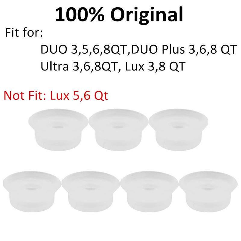 ZoneFly Original Replacement Float Valve Gaskets for Instant Pot Duo 3, 5, 6, 8 Quart, Duo Plus, Ultra, LUX 3, 8 Qt, Pressure Cooker Float Sealing Caps - 7 Packs - Image 3
